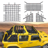 Roof Top Cargo Restraint System Net for Jeep Wrangler (2018–2021) | Trunk Cargo Net Set
