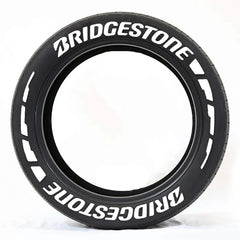 3D Rubber Permanent Tire Letter Sticker | Waterproof Wheel Decal
