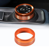 Aluminum Alloy Gear Shift Switch Button Ring Trim Cover | Mecha Style Knob (metyoucar ISO9001)