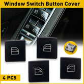 Window Switch Button Cover for Mercedes W212/W204/W463 | 4pc Cap