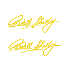 Carroll Shelby Interior & Window Vinyl Decal for Ford Mustang | 2-Piece Sticker
