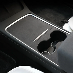 For Tesla Model 3 Y 2021-2023 Center Console Panel Sticker Wood Grain Film Carbon Central Control Cover Car Interior Accessories