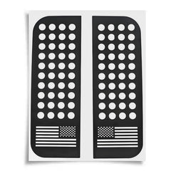 Rear Door Window Glass Decoration Cover Trim Decals for Jeep Wrangler JL JT 2018 2019 2020 2021 2022 2023 2024 2025 Accessories
