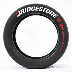 3D Rubber Permanent Tire Letter Sticker | Waterproof Wheel Decal