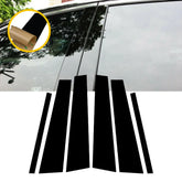 Gloss Black Pillar Post Door Trim for Honda Accord (2008–2012) | 6pc