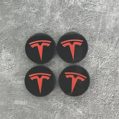 Tesla 56mm Wheel Center Caps 4Pcs Set - Original Style Hub Covers for Model 3 Y X S Auto Parts