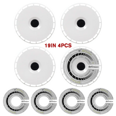 19" DIY Wheel Cover Hub Caps for Tesla Model Y | 4-Piece Style Change Replacement Set