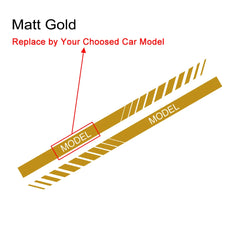 Side Door Body Vinyl Decal for BMW (E28–E93) | Color Change Film Sticker