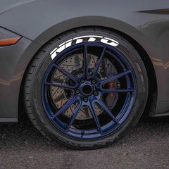 NITTO 3D Waterproof Tire Wheel Lettering Sticker | OLPAY Personalized