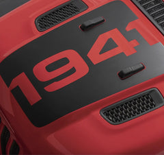 Matte Black Reflective 1941 4xe Hood Decal | Jeep Wrangler Vinyl Wrap