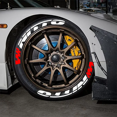 NITTO 3D Waterproof Tire Wheel Lettering Sticker | OLPAY Personalized