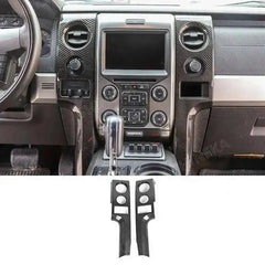 Carbon Fiber Grain Interior Decoration Cover Stickers for Ford F-150 | SHINEKA Color Change Kit