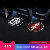 JEEP HD Door Welcome Light LED Projector Lamp for Jeep Renegade / Compass | 2-Piece Ghost Shadow