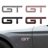 3D Chrome Metal GT Trunk Badge for Ford Mustang | Rear Decal Emblem Sticker