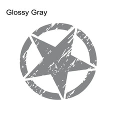 Hood & Door Star Decal for Jeep Cherokee / Patriot / Compass / Wrangler JK/JL/TJ/YJ | Vinyl Sticker