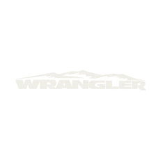 Compatible Mountain WRANGLER Hood Decals And Stickers For Jeep Wrangler,Car Styling Vinyl Cut Film Stickers Words Decoration