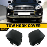 Front Bumper Tow Hook Cover for Toyota RAV4 (2006–2008) | 2-Piece