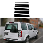 Glossy Black Pillar Post Door Window Trim for Land Rover Discovery | Decorative Exterior Cover
