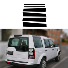 Car Pillar Posts Door Window Trim Cover Decorative Sticker Exterior Parts for Land Rover Discovery 3 /LR3 2004 2005 2006-2009