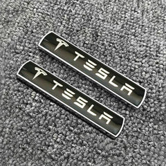 Suitable for Tesla Model 3/Y/Model S/X car leaf plate metal logo, trunk modification upgrade, logo, body labeling