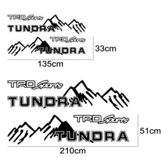 Body Side Door Decal for Toyota Tundra TRD / SR / SR5 / Limited / Platinum | 4-Piece Matte Vinyl Kit