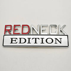 Universal Redneck Edition Emblem Badge | Ford F-150 / Silverado / RAM / Toyota / Jeep Trucks