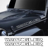 Jeep Wrangler Hood & Side Vinyl Decal – Motor Graphic Bonnet Sticker | JK, JL, TJ, Unlimited