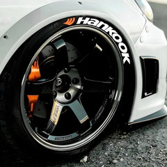 4x OLPAY 3D Waterproof Brand Tire Letter Sticker | Racing Wheel