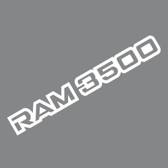 Front Windshield Logo Style Decal for Dodge RAM 1500 / 2500 / 3500 | Vinyl Truck Graphic Cover