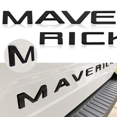 Tremor Rear Trunk Letter Sticker for Ford Maverick Tremor | Groove Insert Badge Decal