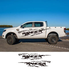Off-Road Door Side Decal for Ford Ranger Raptor Pickup (2-Piece) | Auto Vinyl Body Graphics
