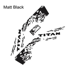 Splash Grunge Body Side Decal for Nissan Titan S / SL / SV / Platinum | 3-Piece Vinyl Truck Graphics