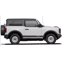 Matte Black Side Waistline Stripe Decal for Ford Bronco 2-Door (2021–2023) | Vinyl Body Line Overlay Pair