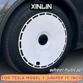 19" Performance Replacement Hub Caps for Tesla Model Y (2020–2024) | 4-Piece Wheel Cover Set