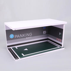 1:18 Car Models Parking lot Solid Parking Garage Model With lights And Acrylic Dust Cover