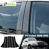 Glossy Black / Carbon Fiber B & C Pillar Post Cover for Dodge PT Cruiser (2000–2012) | Door Sticker