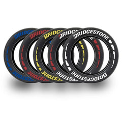 3D Rubber Permanent Tire Letter Sticker | Waterproof Wheel Decal