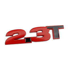 3D Metal 2.3T Displacement Badge for Ford Mustang GT / Shelby EcoBoost | Emblem Sticker