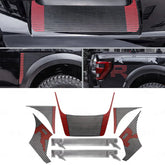 JHO Sport R Precut Bedside & Hood Wrap Kit for Ford F-150 Raptor (2022-2025) | Matte Stripe