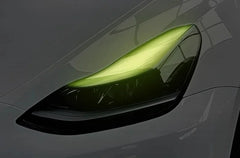 For Tesla Model3/Y Car Headlight Color-changing Film Daytime Running Lights Light Color-changing Film Car Sticker Modification