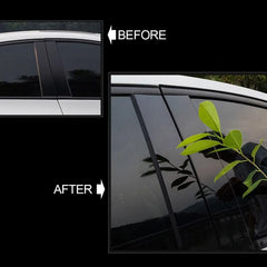 Gloss Black Pillar Post Trim Cover – Dodge Ram 1500 2500 3500 (2009–2018)