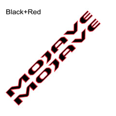 Jeep Gladiator Mojave Hood Decal – Vinyl Letter Graphic Sticker Set | Engine Hood Cover (2 Pcs)