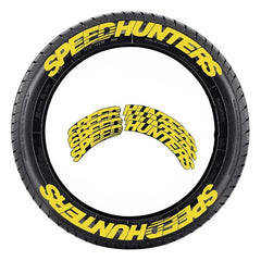 3D PVC Waterproof Tire & Rim Letter Decal | Automobile Motorcycle
