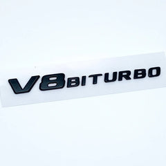 C63 / C63S V8 BITURBO Letters Emblem for Mercedes-Benz AMG | Fender / Trunk Badge Sticker