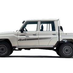 4x4 Off-Road Side Stripe Decal | 2-Piece Self-Adhesive Vinyl Sticker for Pickup Trucks & SUVs