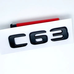 C63 / C63S V8 BITURBO Letters Emblem for Mercedes-Benz AMG | Fender / Trunk Badge Sticker