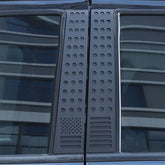 Aluminum Alloy Black B-Pillar Cover Trim for Ford Ranger Wildtrak T7/T8 (2015–2021) | Window Column