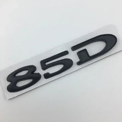 For Tesla MODEL 3 S X Y 75D 85D 90D 100D Rear Boot Trunk Tailgate Emblem Badge Sticker 3D Metal Car Styling Accessories