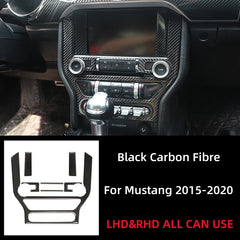 Carbon Fiber GPS Navigation Trim Frame for Ford Mustang GT (2015-2021) | Interior Vinyl Decal
