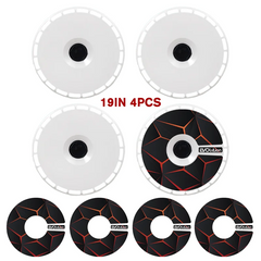 19" DIY Wheel Cover Hub Caps for Tesla Model Y | 4-Piece Style Change Replacement Set